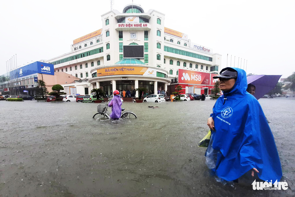 Days-long rain submerges north-central Vietnamese city