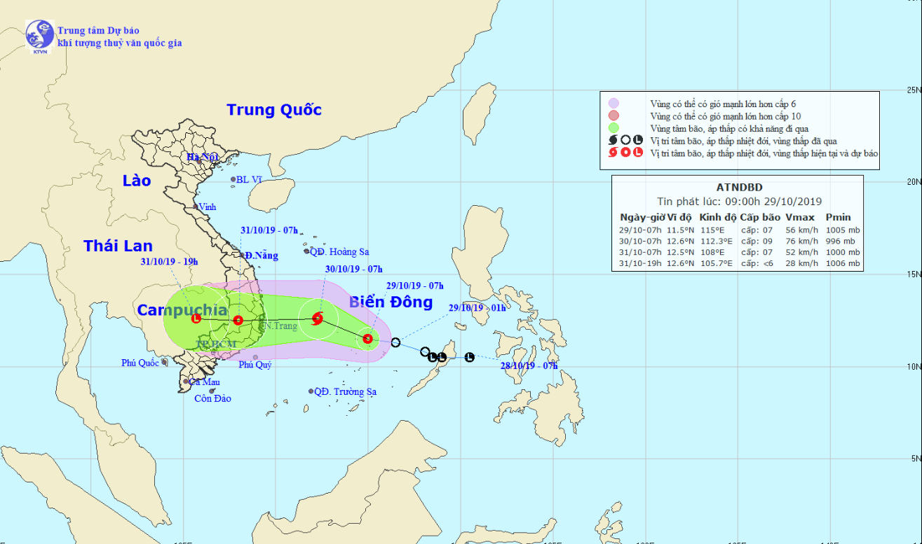 Tropical depression to pick up strength, bring massive rain to central Vietnam