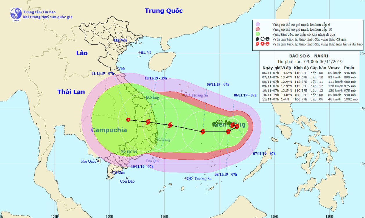 Powerful Storm Nakri may make landfall in central Vietnam this weekend