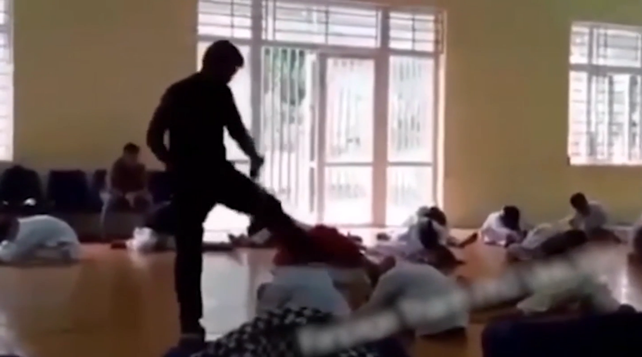 Vietnamese martial art instructor filmed violently punching, kicking students