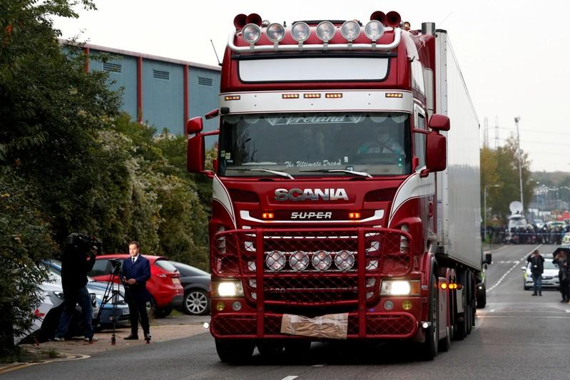 UK police arrest man in enquiry over Vietnamese truck deaths