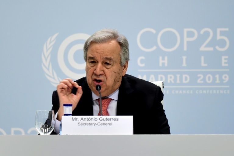 UN chief says humanity's 'war against nature' must stop