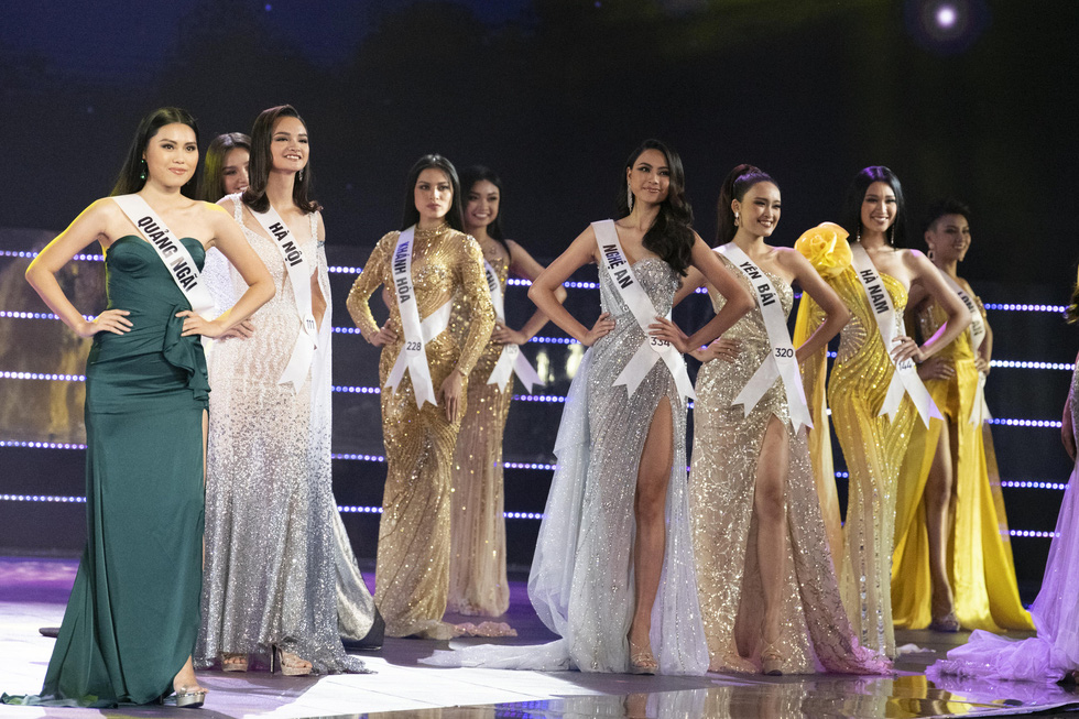 45 beauties compete in Miss Universe Vietnam’s semifinal round