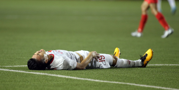 Thigh injury set to cost Vietnam’s star midfielder Quang Hai SEA Games campaign