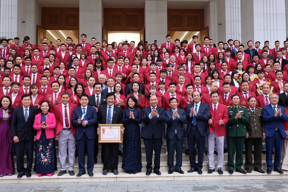 PM lauds Vietnam delegation's SEA Games 2019 accomplishments at Hanoi reception