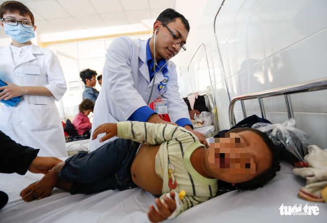 57 children among dozens hospitalized after eating donated food in Vietnam