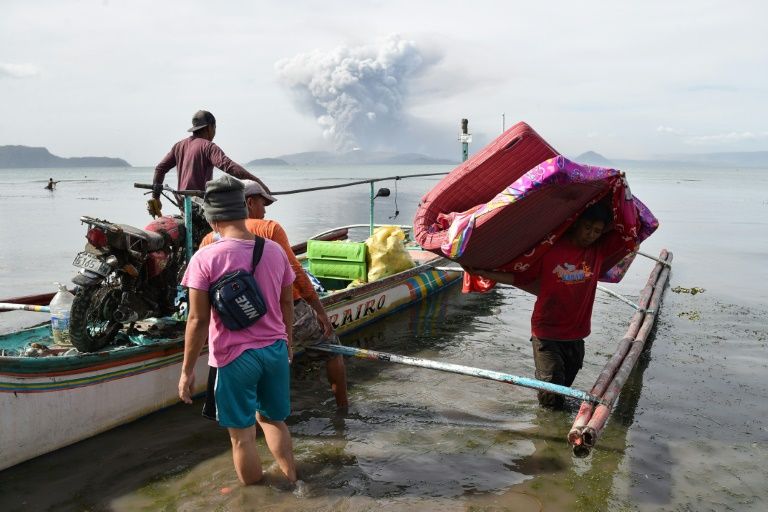 Philippine financial markets shut after volcano spews ash over Manila