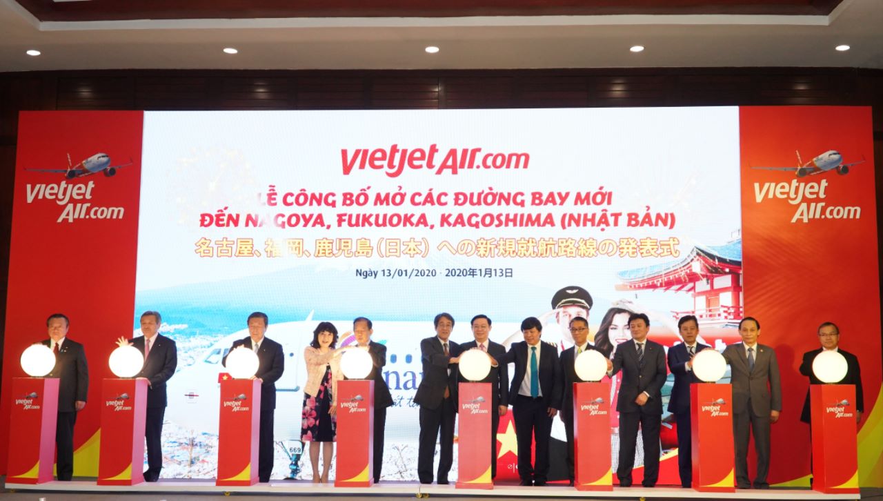 Vietjet announces 5 new Vietnam-Japan routes