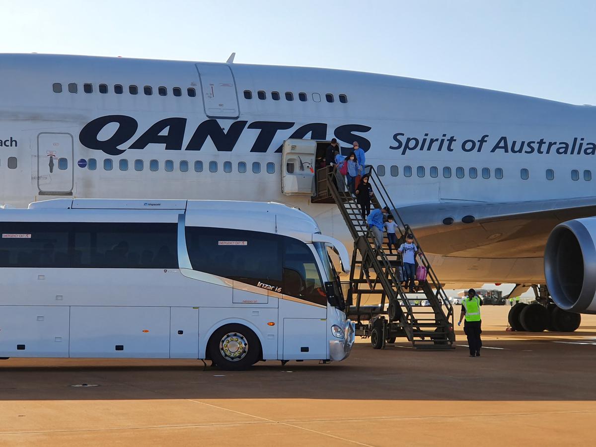 Australia eyes second flight from Wuhan as evacuees arrive on Christmas Island