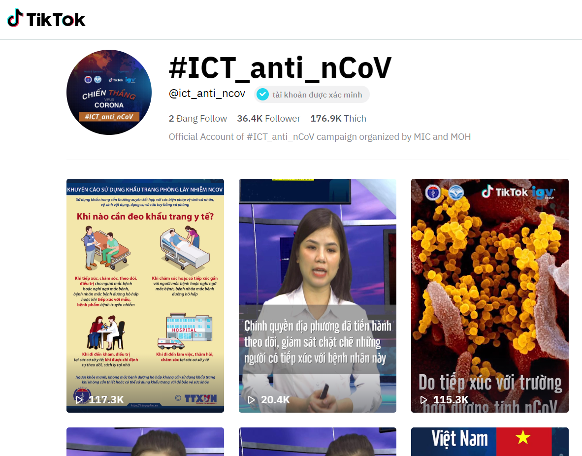 Vietnam ministries launch TikTok account to fight COVID-19 fake news