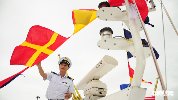 Introducing Vietnam’s fast ferry crew tasked with servicing US aircraft carriers