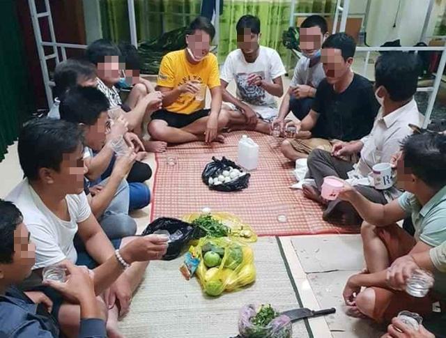 30 men face penalty for throwing farewell bash inside Vietnam quarantine camp