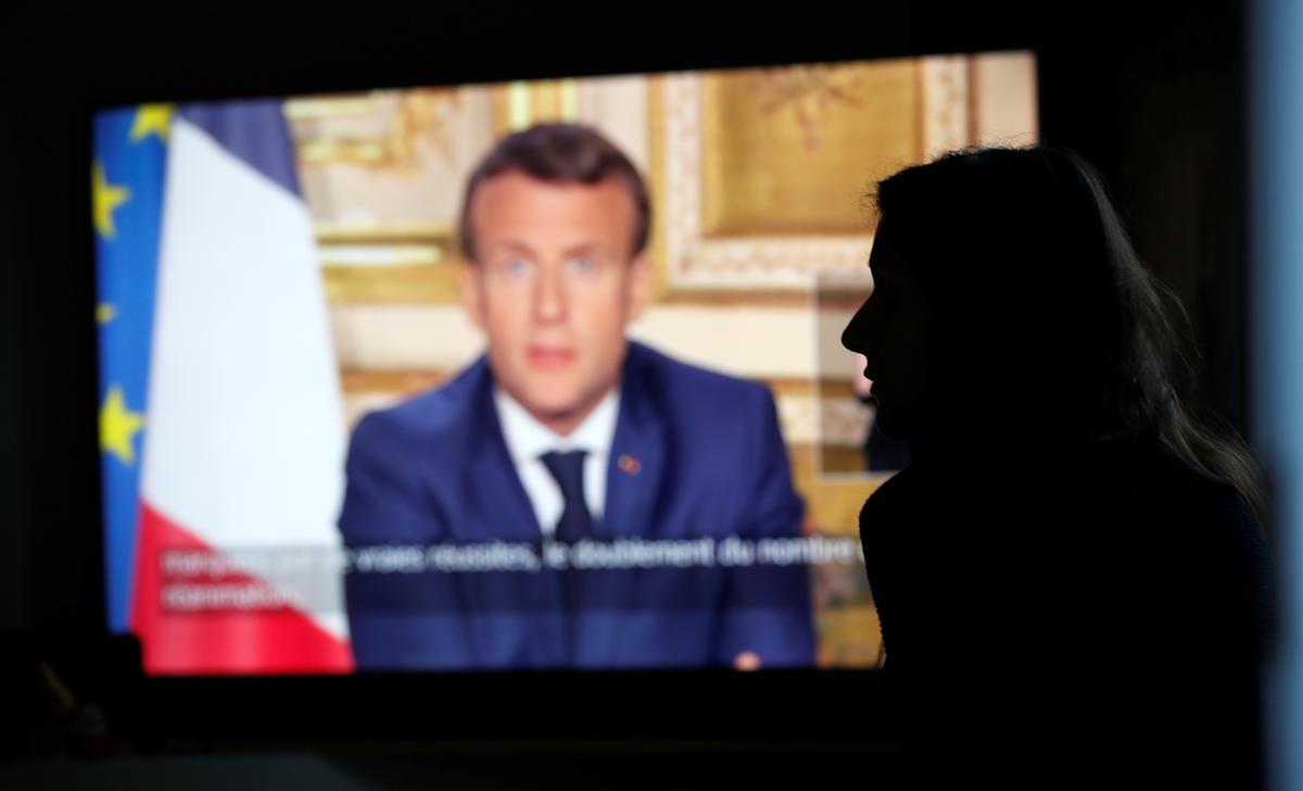 Promising 'better days,' Macron extends France's lockdown until May 11