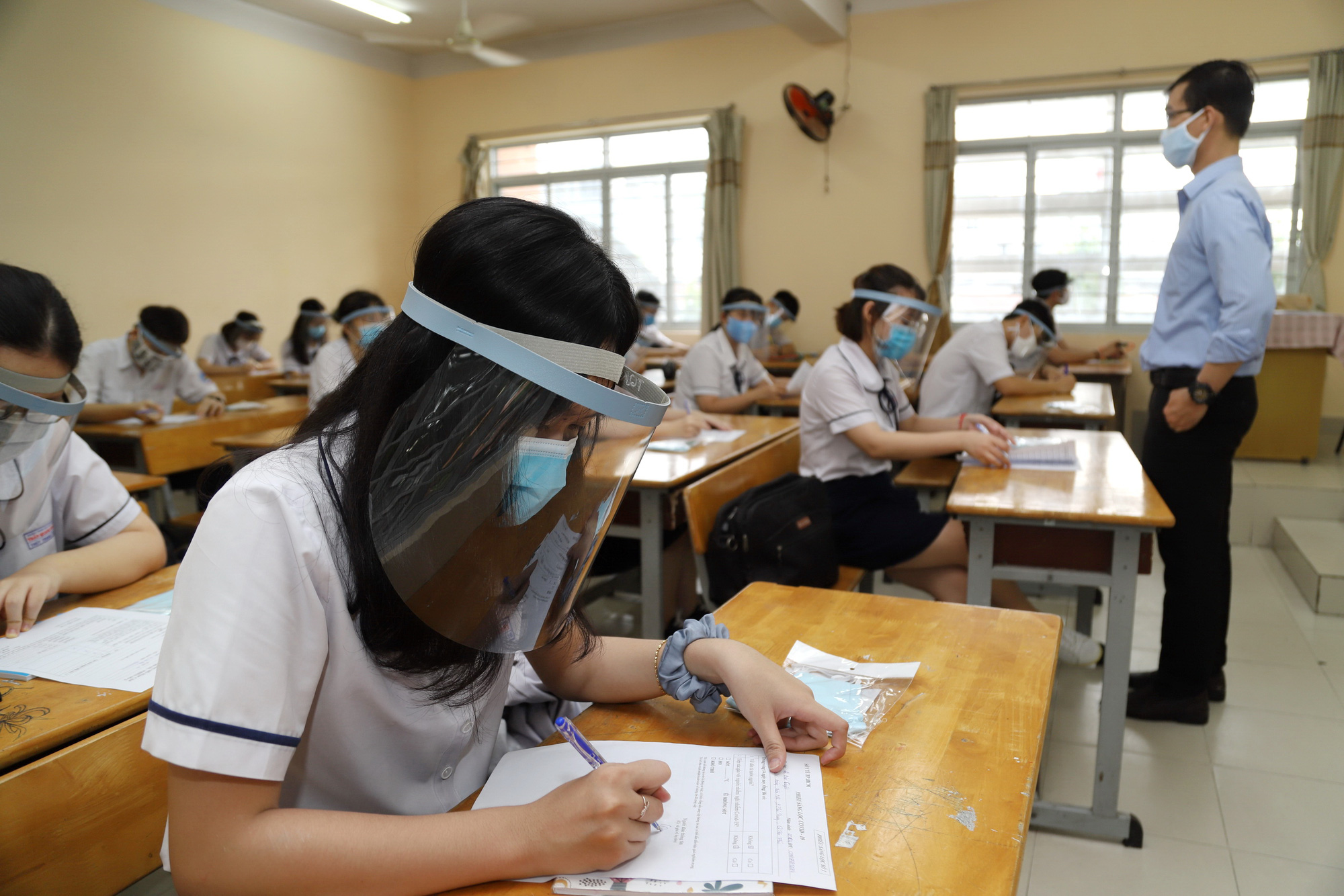 Overkill? Debate in Vietnam over necessity of face shields in class