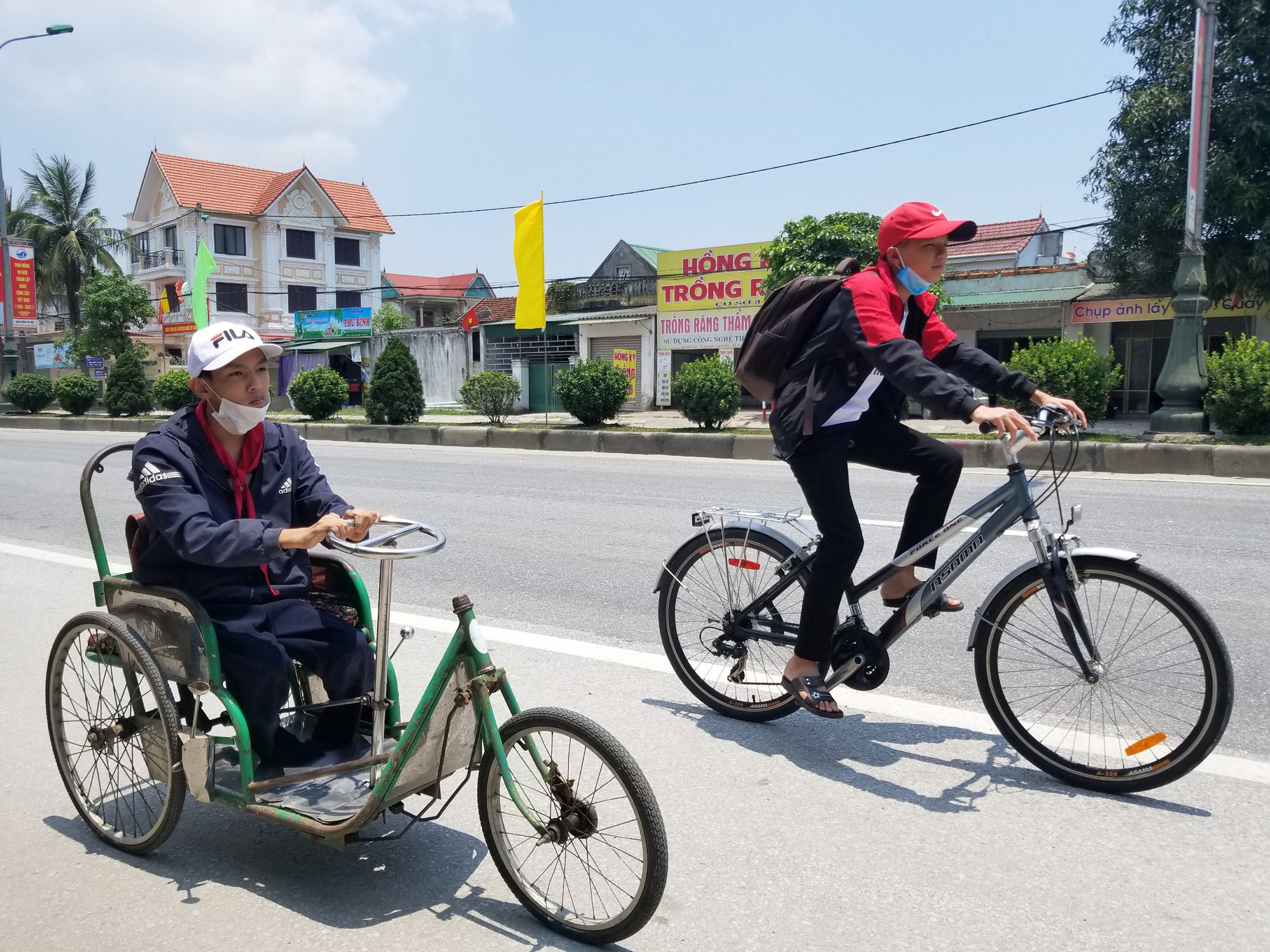 Two Vietnamese boys, five wheels, and a heartwarming story to tell