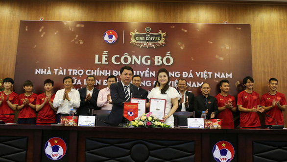 King Coffee becomes Vietnam football’s main sponsor