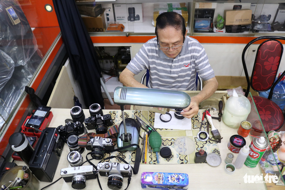 In digital world, man spends half a century repairing film cameras in Saigon