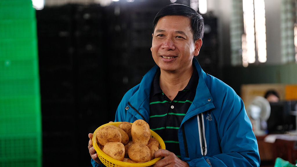 Vietnamese man gets to the root of Central Highlands’ potato problems