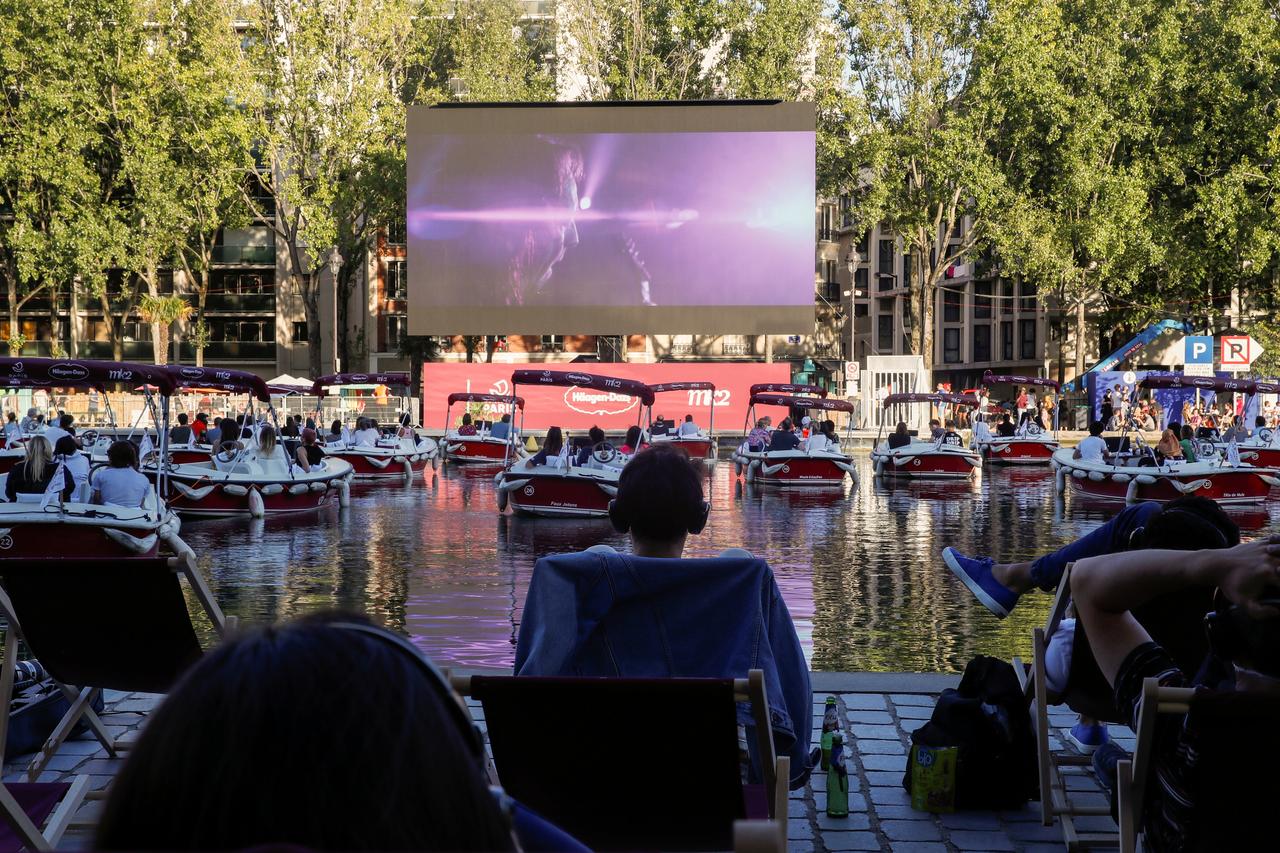 Movie magic as Paris turns the Seine into open-air cinema