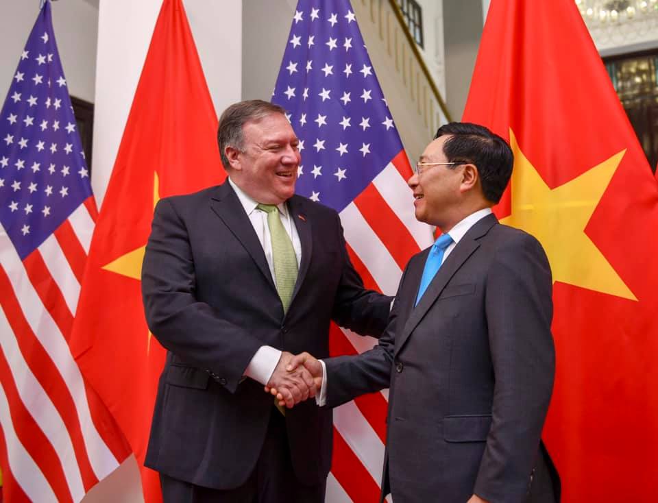 US Secretary of State Pompeo congratulates Vietnam on National Day