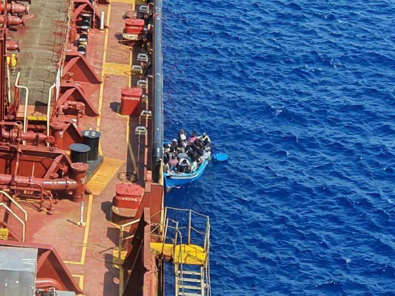 Migrants rescued by Danish tanker land in Italy after 40 days at sea
