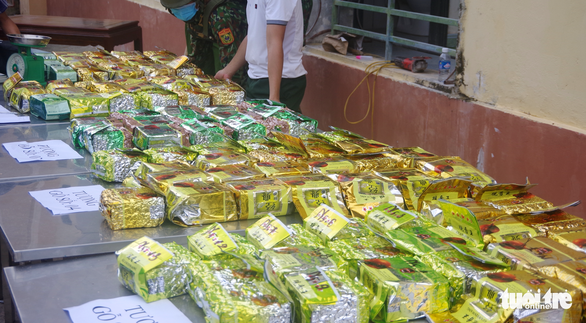 Vietnam, Laos cooperate in arresting 10 for transporting over 230kg of drugs across border