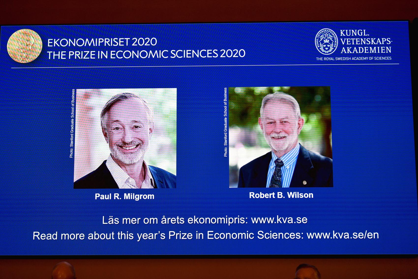 Paul Milgrom, Robert Wilson win 2020 Nobel economics prize for work on auction theory