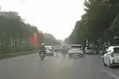 Drunk unlicensed car driver kills one, injures seven in crash in Hanoi