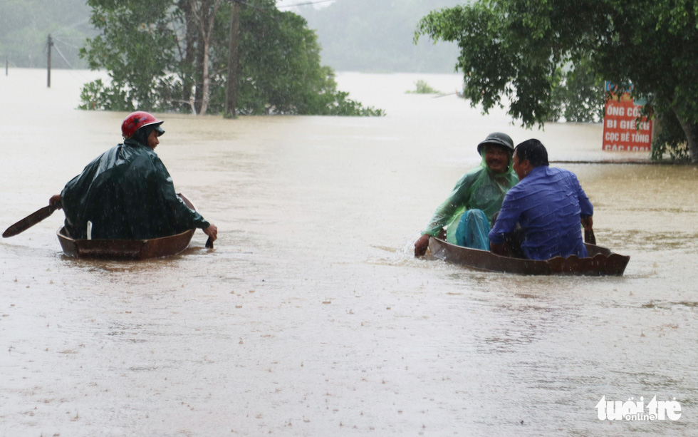 Residents evacuate as reservoirs discharge water in Vietnamese province
