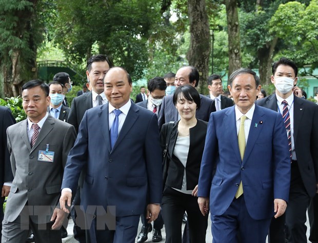 Japanese news agency spotlights PM Yoshihide Suga’s Vietnam visit