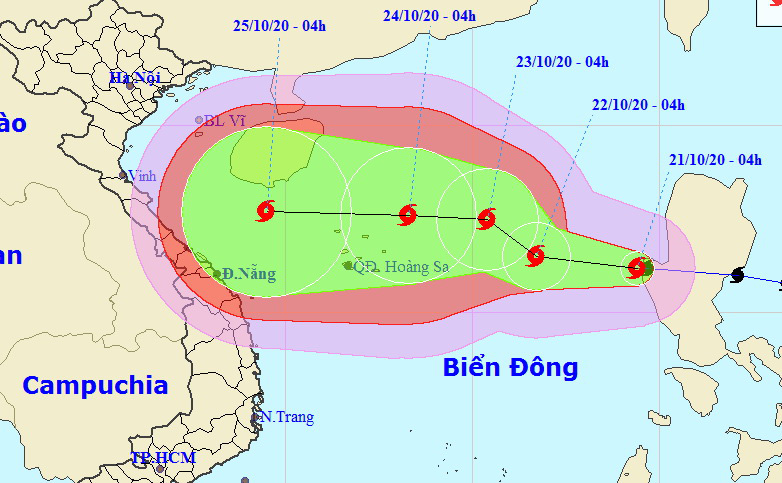 Storm Saudel enters East Vietnam Sea, heads to central provinces