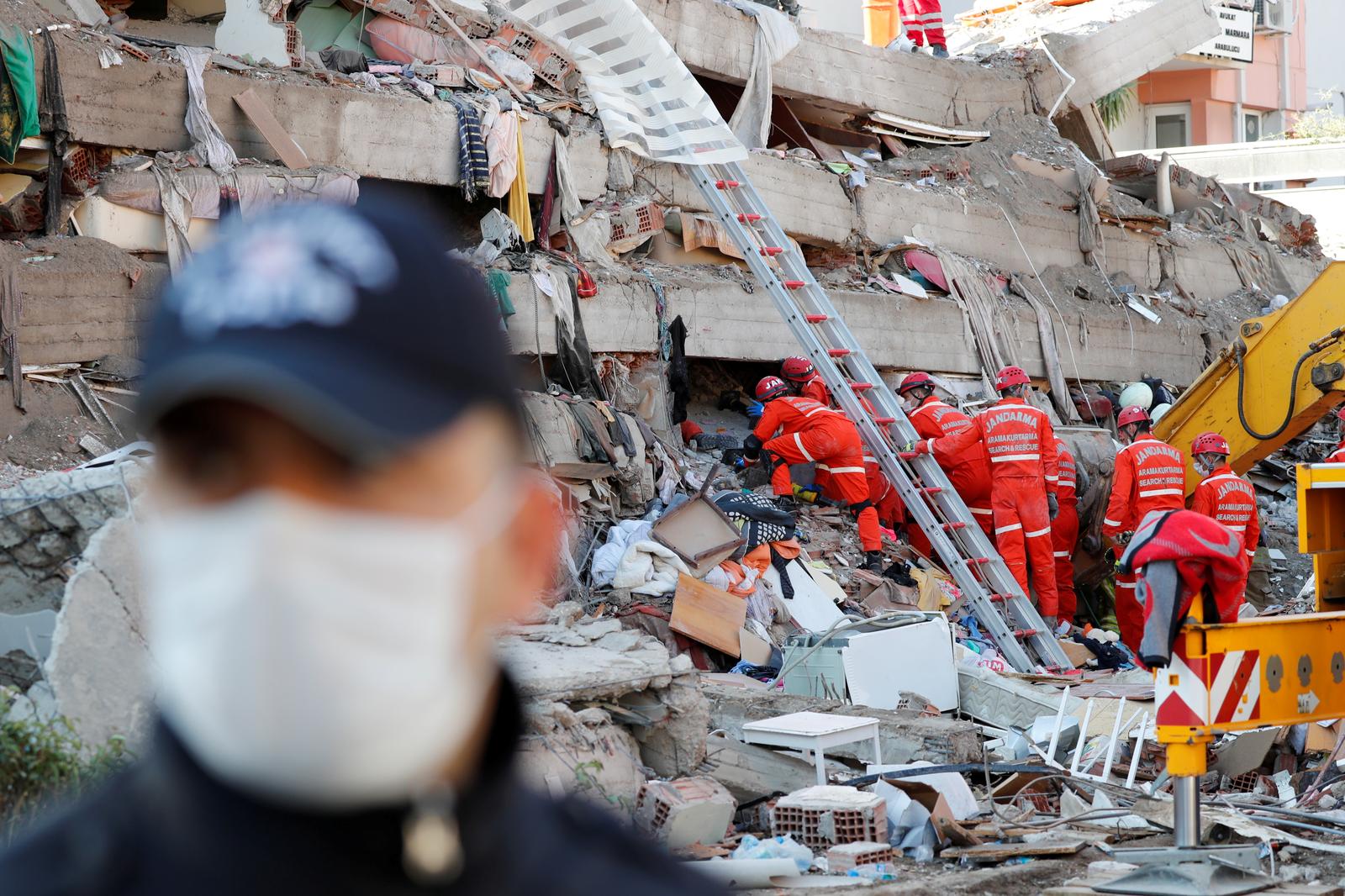 Turkish rescue workers search for quake survivors; death toll rises to 27