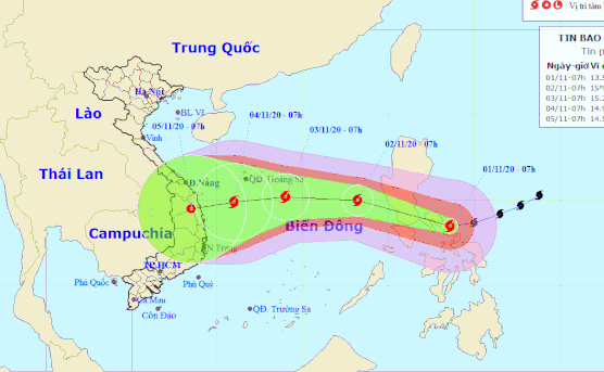 Goni, year’s strongest storm, heads to East Vietnam Sea following landfall in Philippines