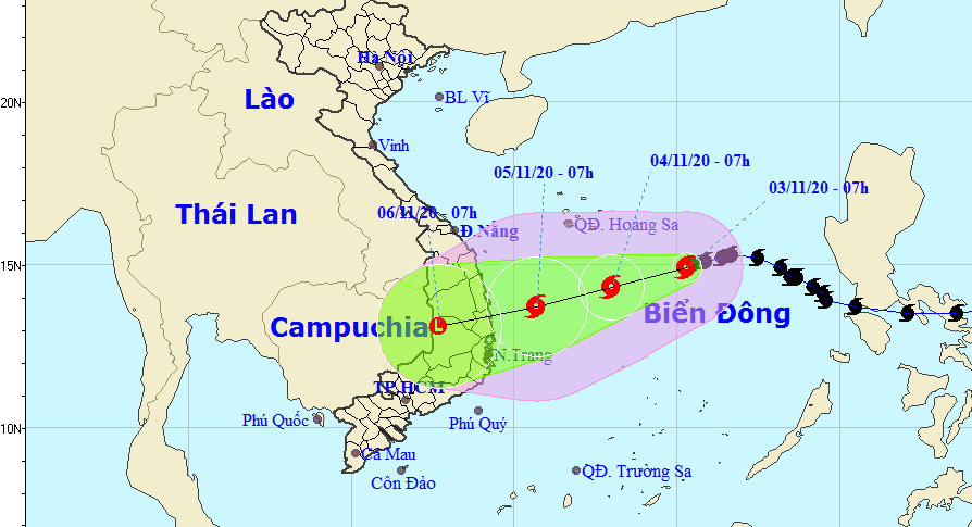 Storm Goni to make landfall in south-central Vietnam this week