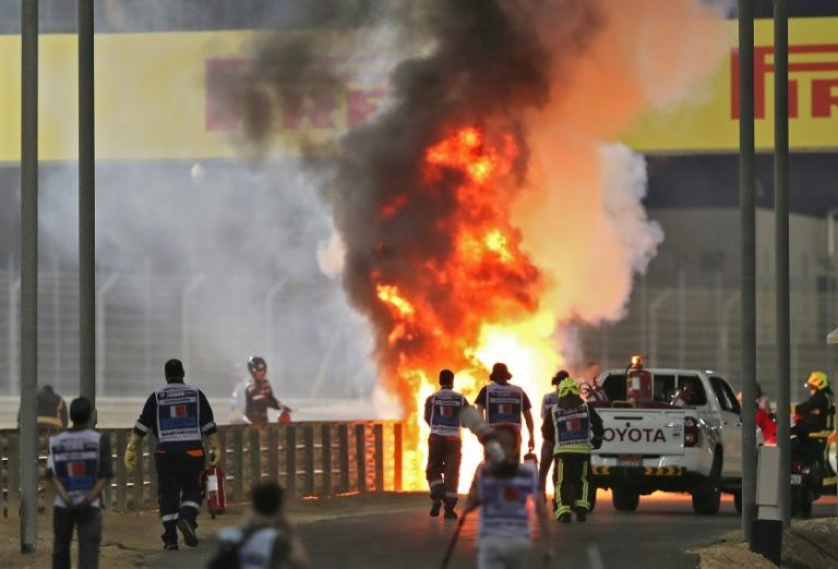 Race officials praise modern safety systems for saving Grosjean's life