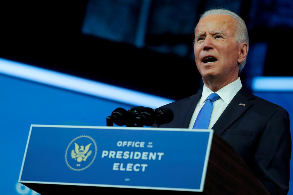 Biden hits campaign trail in Georgia after top Republicans acknowledge his win