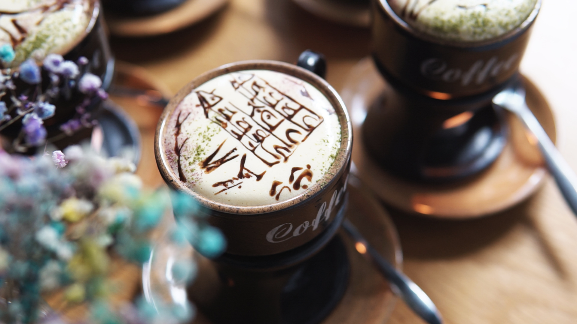 Saigon café serves up egg coffee with Vietnam’s stunning sites on froth