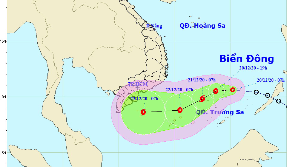Tropical depression to become 14th storm in Vietnam this year