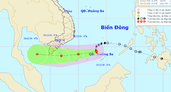 Storm Krovanh brings turbulent seas to southern Vietnam