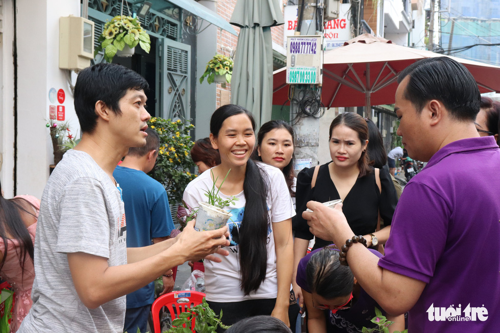 Zero-VND shop offers plant exchange program for free in Ho Chi Minh City