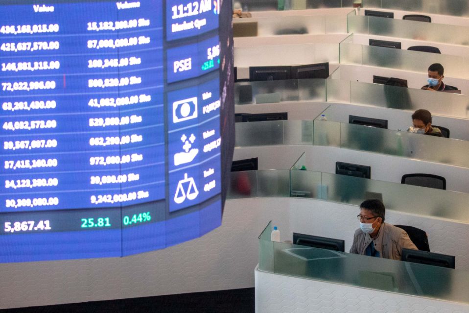 Philippine shares climb ahead of c.bank meeting; Malaysia muted before GDP data