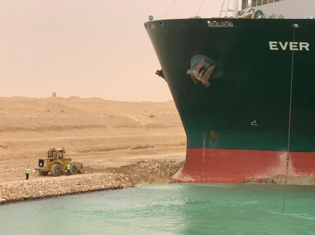 Stranded Suez ship's owner, insurers face millions in claims