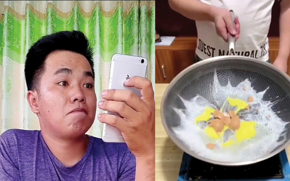 Vietnamese man buys, reviews interesting items for fans online