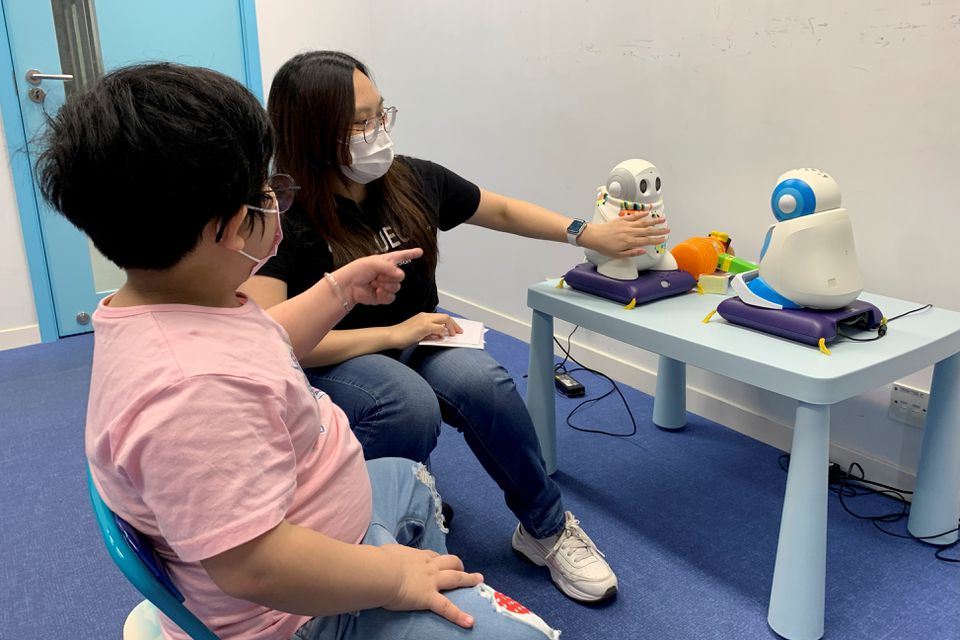 Hong Kong robots help autistic children boost social skills