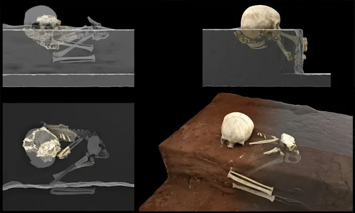Three-year old Mtoto, Africa's earliest known human burial
