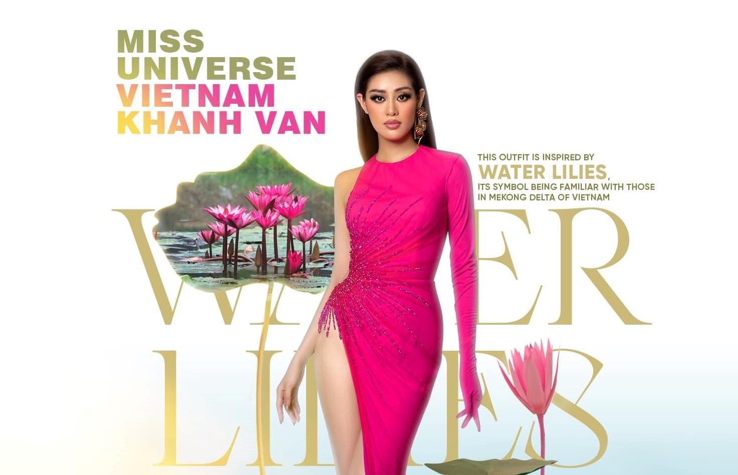 The inspiration behind the dresses Vietnam’s beauty queen wears at Miss Universe 2020