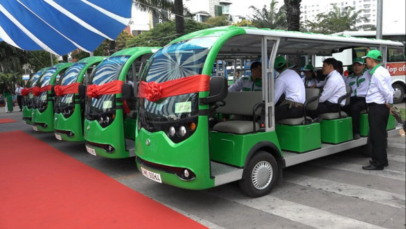 Ho Chi Minh City pilots electric buses for tourists in outlying Can Gio District