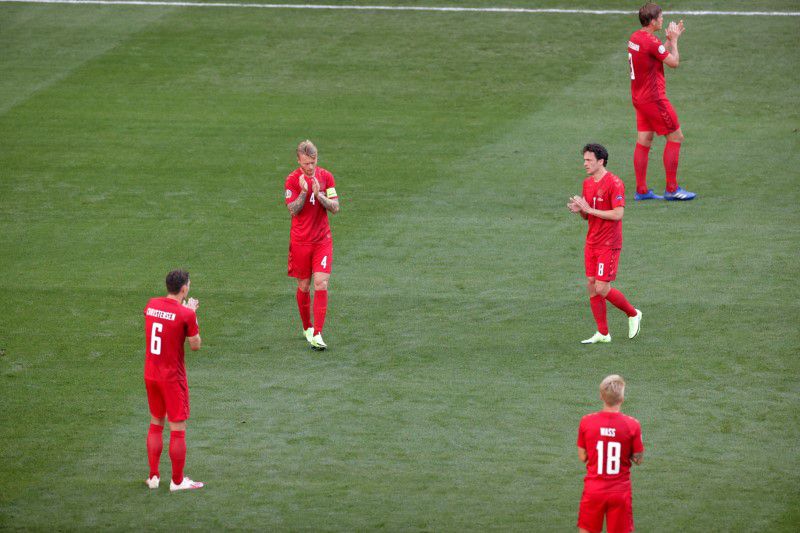 Belgium 'shell-shocked' in first half against Denmark - Martinez
