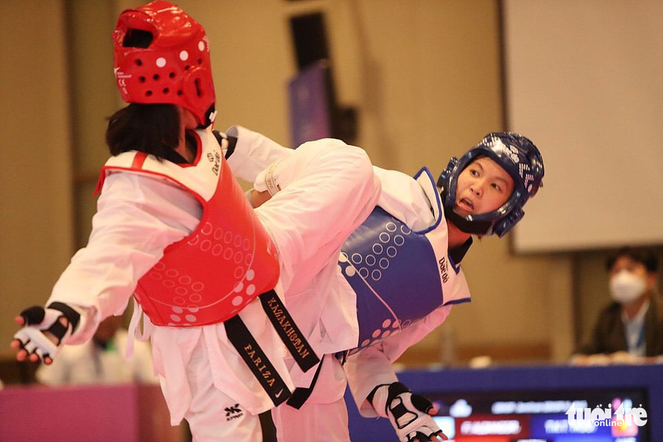 Vietnamese athlete strikes gold at Asian taekwondo championship
