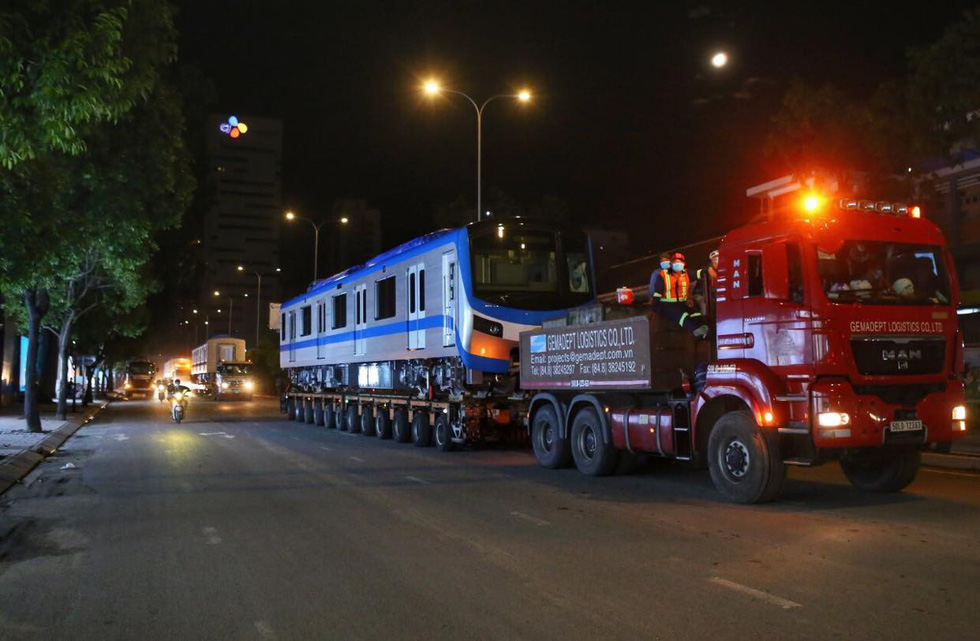 One more Japanese-made metro train reaches service station in Ho Chi Minh City